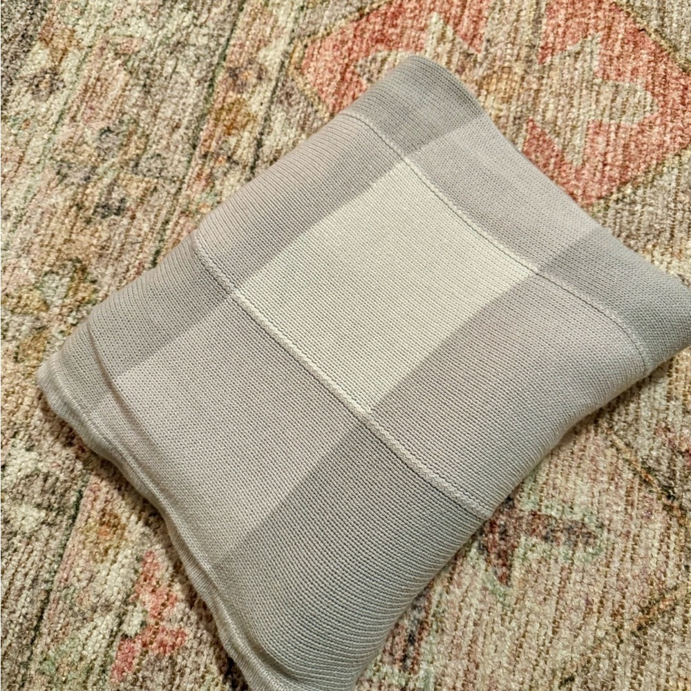 The Peanut Shell Plaid 💯 Cotton Blanket